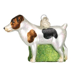 Jack Russell Terrier Glass Ornament