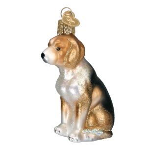 Beagle Glass Ornament