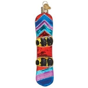 Snowboard Glass Ornament – Old World Christmas