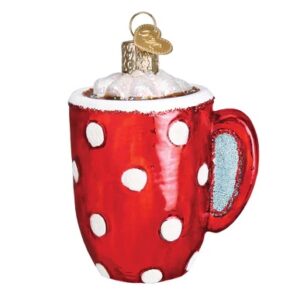 Hot Cocoa Glass Ornament