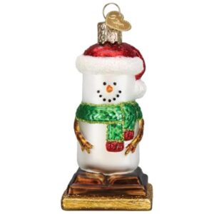 Smores Snowman Glass Ornament – Old World Christmas