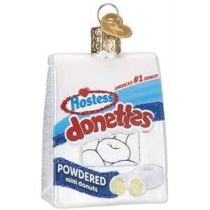 Hostess Donettes Glass Ornament - Old World Christmas