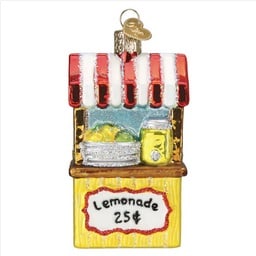 Lemonade Stand Glass Ornament – Old World Christmas