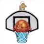 Basketball Hoop Glass Ornament - Old World Christmas