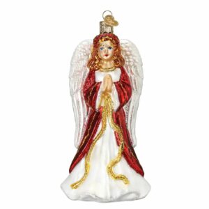 Divinity Angel Glass Ornament