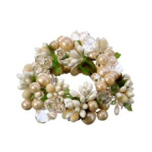 Pearls & Jewels Candle Ring