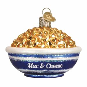 Mac And Cheese Glass Ornament