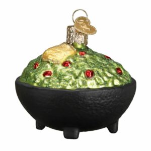 Guacamole Glass Ornament