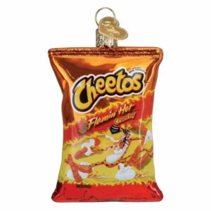 Flamin' Hot Cheetos Glass Ornament