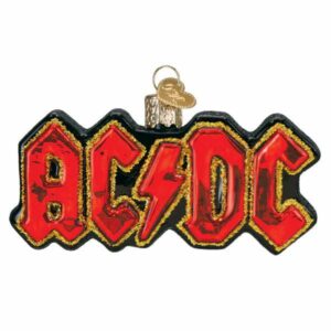 AC/DC Glass Ornament