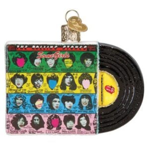 Some Girls The Rolling Stones Album Glass Ornament – Old World Christmas