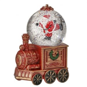 Santa Train Snow Globe