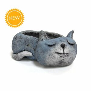 Sleepy Cat Planter