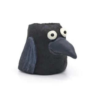 Poe the Crow Planter – Blobhouse – 4″