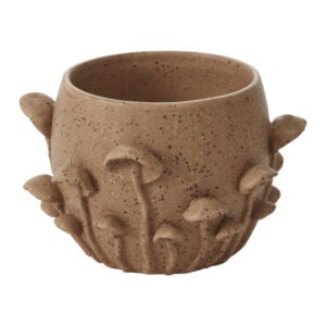 Mushroom Forest Pot - Tan - 7.25"