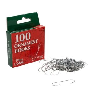 100 Pack Ornament Hooks