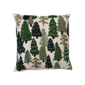 Square Pillow Trees Pattern