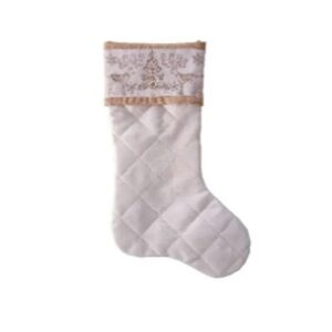 Quilting & Embroidered Cuff Stocking