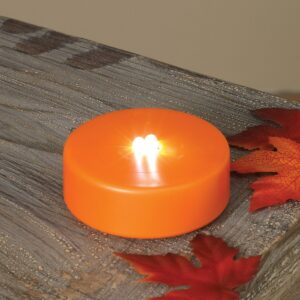 LED Pumpkin Tealight