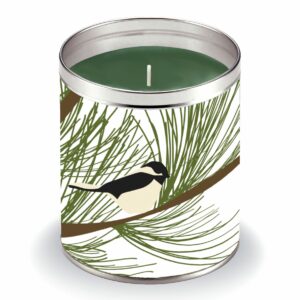 Aunt Sadie's Winter Chickadee Candle