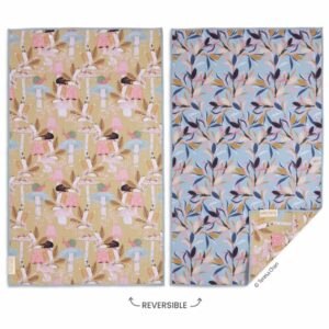 Double Sided Mushrooms Tea Towel