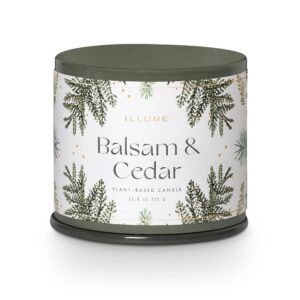 Illume Balsam & Cedar Vanity Tin Candle