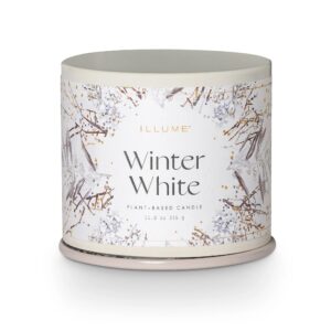 Illume Winter White Vanity Tin Candle