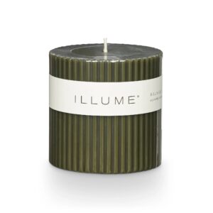 Illume Balsam & Cedar Pillar Candle