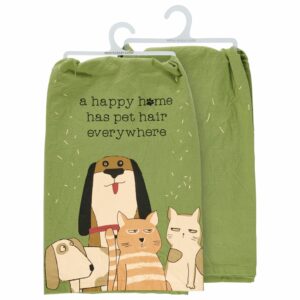 Happy Home Pet Hair Tea Towel