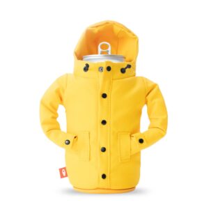 Yellow Raincoat Koozie