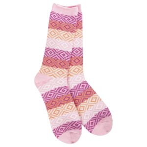 Pink crew socks