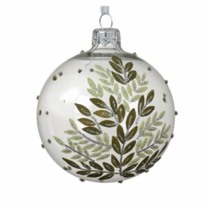 Glass Ornament Leafy Tree