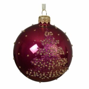 Glass Ornament Pomegranate Tree