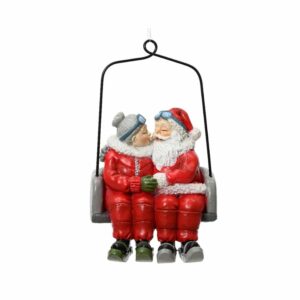 The Clauses Ski Lift Ornament