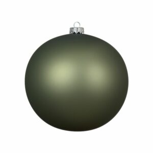 Glass Bauble Matte Rosemary Green