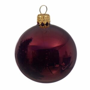 Glass Bauble Oxblood