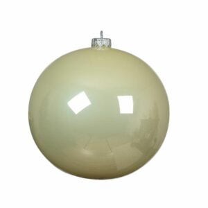 Glass Bauble White Mint