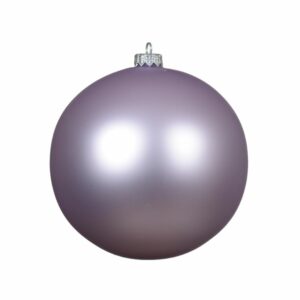 Glass Bauble Matte Lilac Breeze