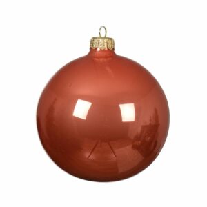 Glass Bauble Spiced Pumpkin