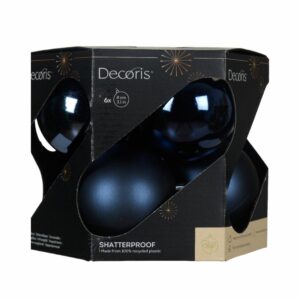 Shatterproof Bauble Mix Night Blue