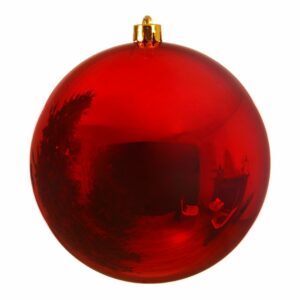 Shatterproof Bauble Christmas Red