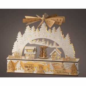 LED Wooden Winter Scene