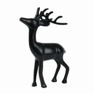 Metal Reindeer Black