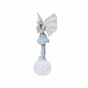 Fairy Standing on a Globe Figurine