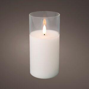 White LED Wax Candle Battery Operated