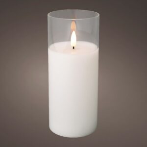 White LED Wax Candle Battery Operated