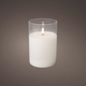 White LED Wax Candle Battery Operated