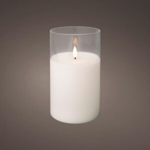 White LED Wax Candle Battery Operated