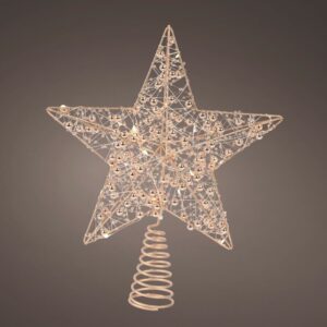 Gold Crystal Star Tree Topper