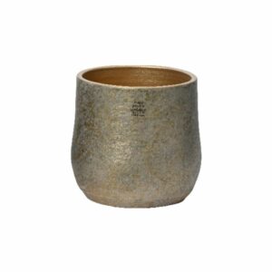 Crackle Gold Planter – 7.87″